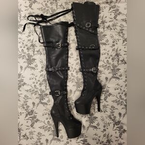 Pleaser Thigh High Boots